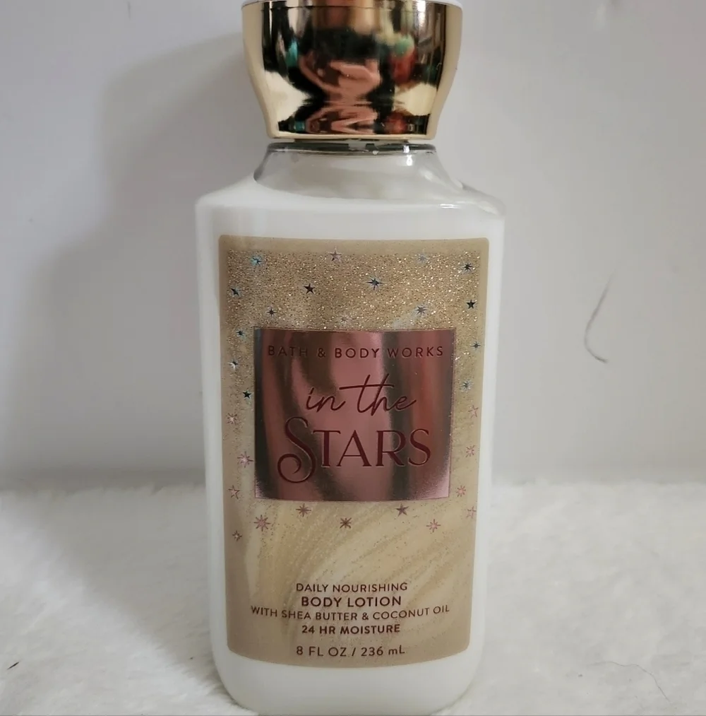 Bath & Body Works In The Stars Wash Lotion Cream Mist Shimmer 6 PC Gift Set